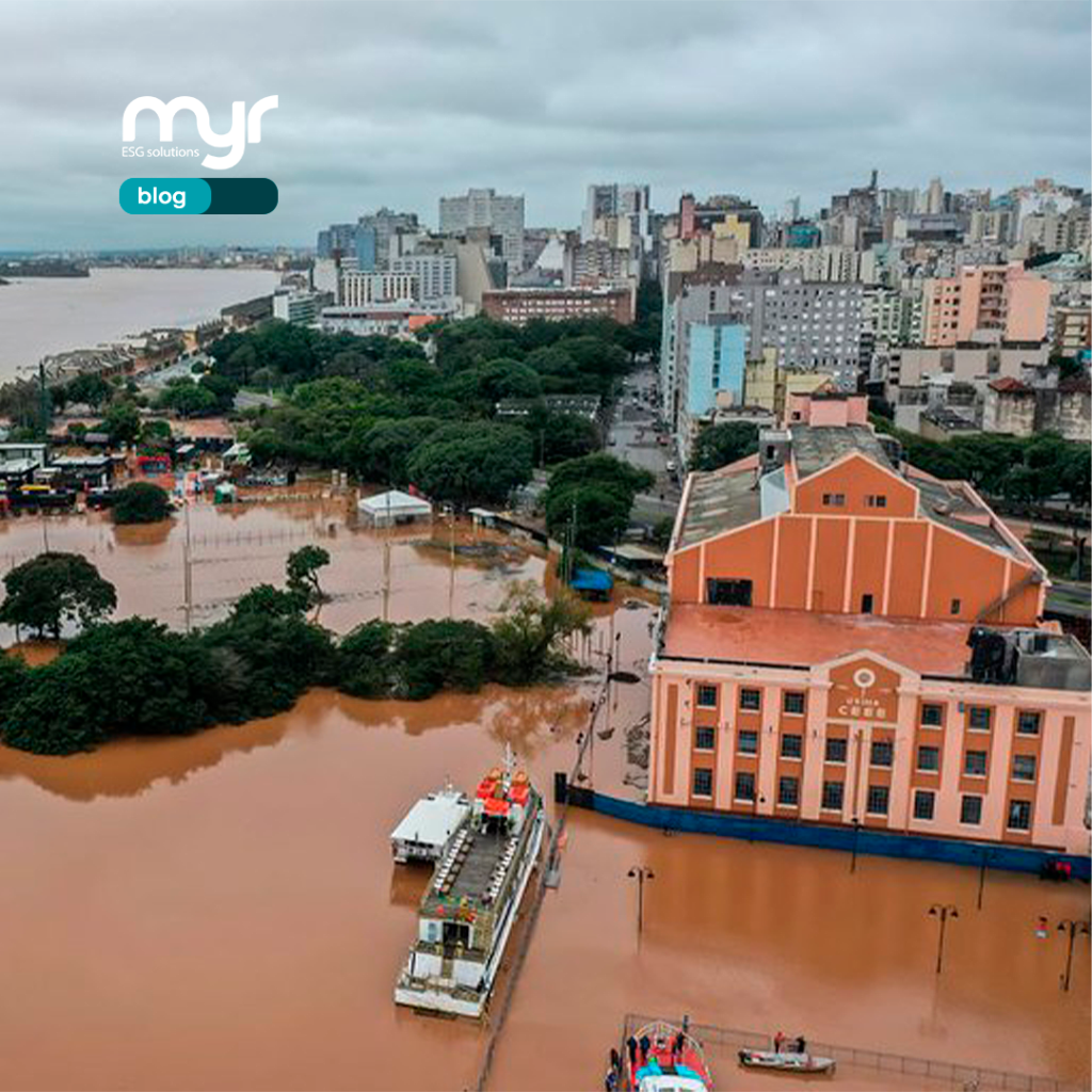 Entenda como as chuvas no RS foram intensificadas pela Mudança Climática. Confira a análise do nosso diretor, Thiago Metzker.